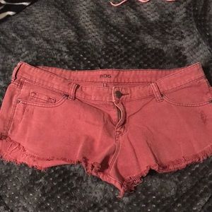 BDG burgundy shorts